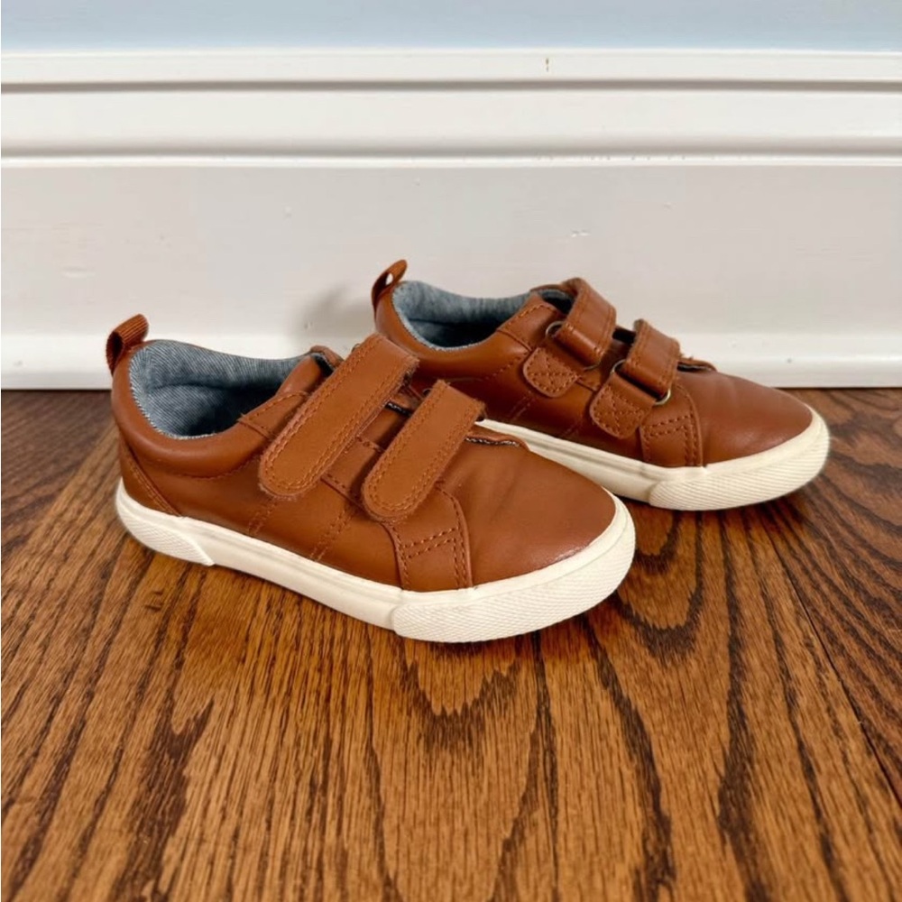 Cat & Jack Brown Kids Shoes with Velcro Straps